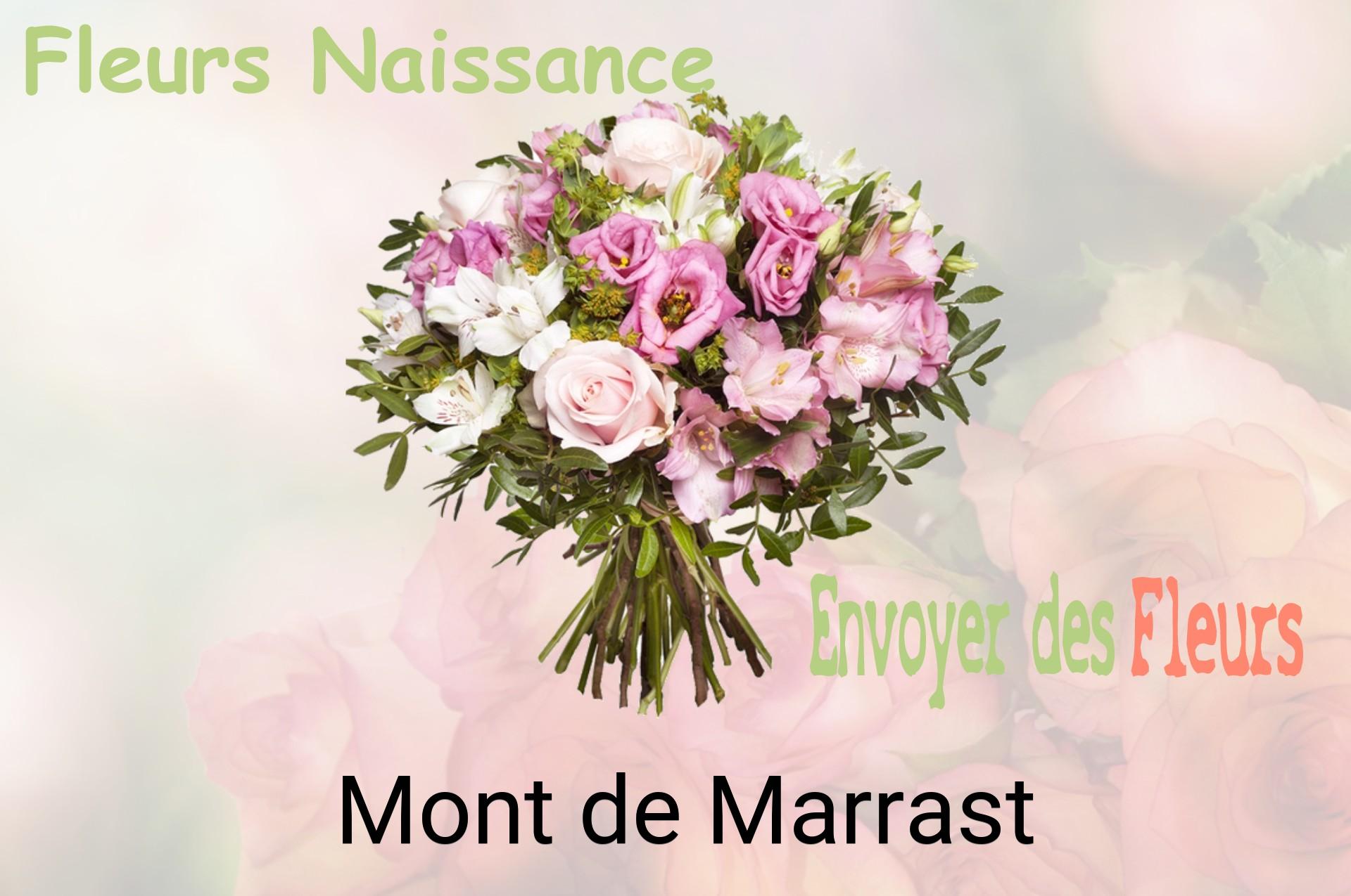 Bouquet de fleurs de naissance livré à Mont-de-Marrast